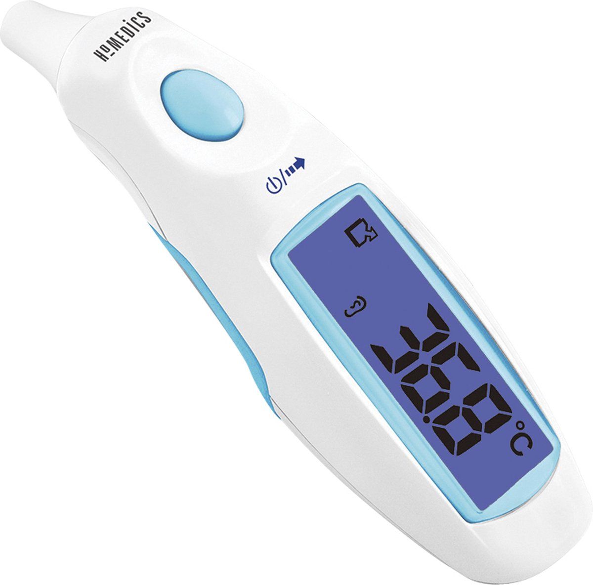 HoMedics Jumbo Display Oorthermometer - Wit
