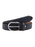 Vanzetti Leren Riem Classics 30mm Cambered Leather Belt W95 Nightblue Blauw