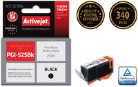 ActiveJet Inkt ACC-525BN Zwart (vervanging voor Canon PGI-525PGBK)