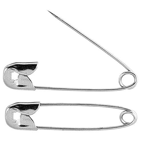 Ideen mit Herz Veiligheidsspelden, zilver | 30 mm - 125 stuks