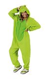 Rubies Kikkerkostuum voor volwassenen, eenheidsmaat, jumpsuit met capuchon en staart, officieel carnaval, Kerstmis, verjaardag, feest en Halloween