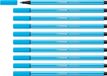 STABILO Pen 68 - Premium Viltstift - Neon Blauw - Doos 10 stuks