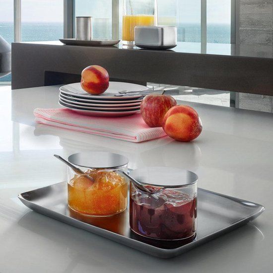Dienblad "basic" - RVS - Inox - Rechthoek