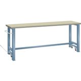 Établi mobile hêtre 1500x800x850-875mm