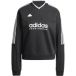 Adidas Tiro Cut 3 Stripes Fleece Sweatshirt Zwart L / Regular Vrouw