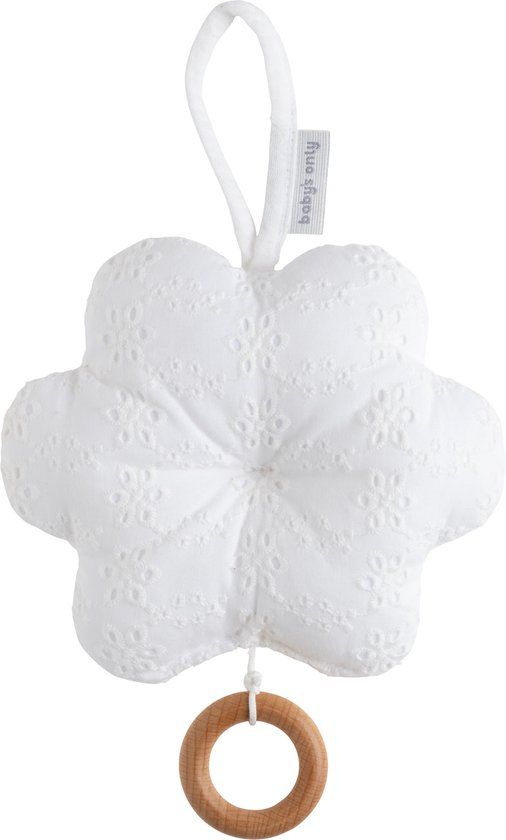 Baby's Only Baby Muziekdoosje - Muziekhanger bloem Calm - Wit