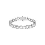 Swarovski Millenia Armband Metaal Zilverkleurig Wit Kristal
