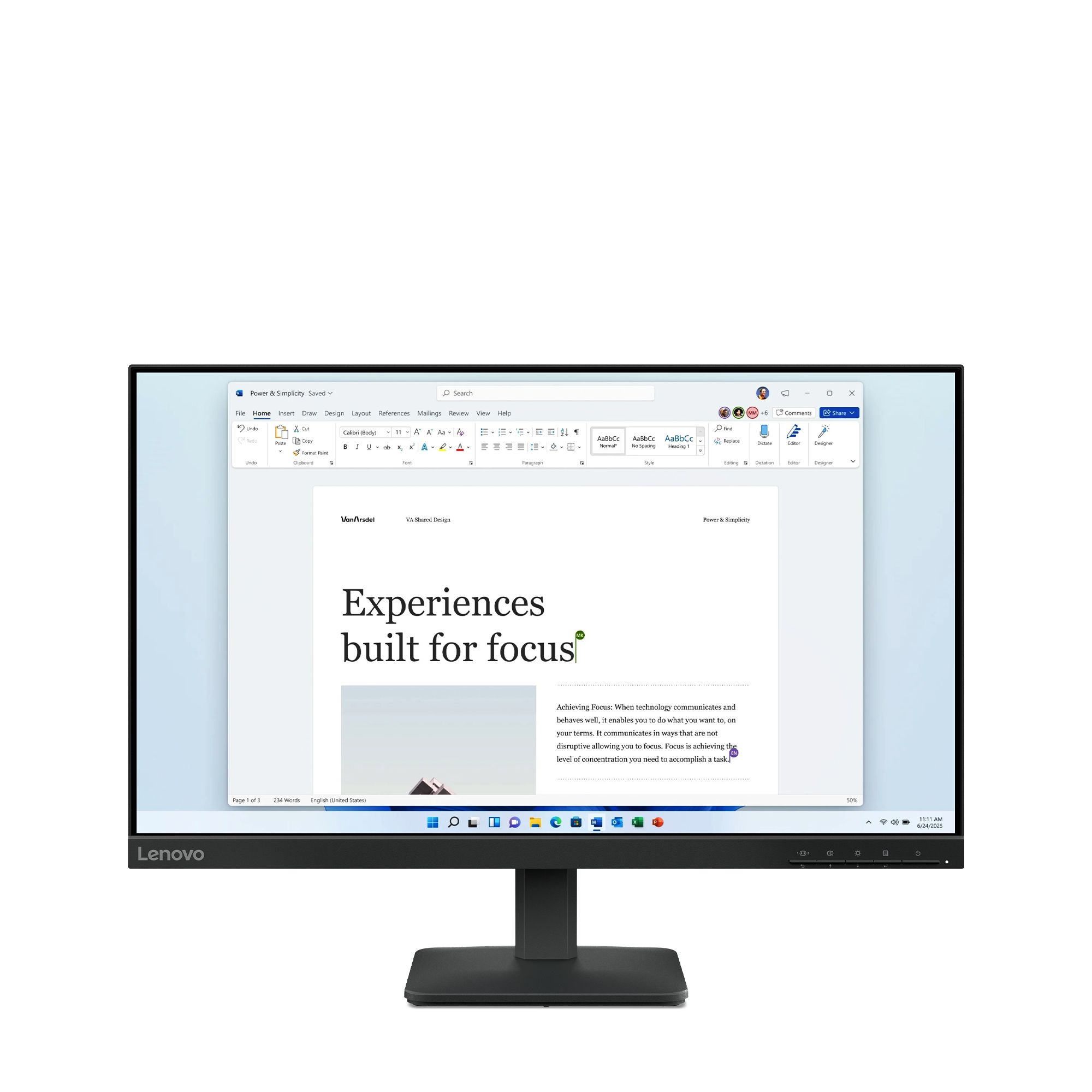Lenovo L24-4e - 23,8 inch FHD