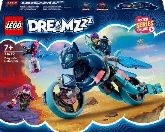 LEGO DREAMZzz Zoey's Kattenmotor 71479 - Bouwset - 226 Onderdelen