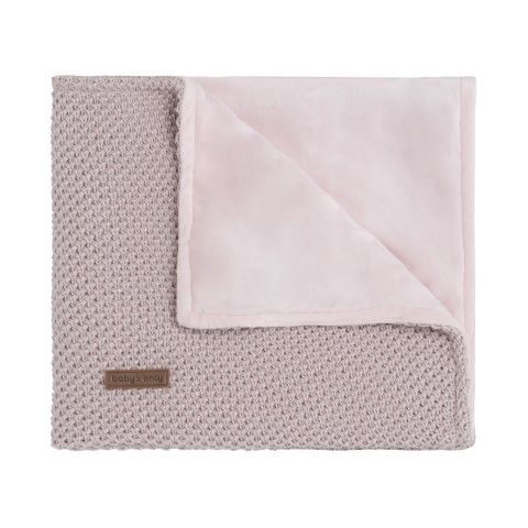Baby's Only Wiegdeken soft Sparkle zilver-roze 70 x 95 cm
