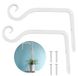 Set de 2 crochets muraux en fer pour plantes suspendues et décoration