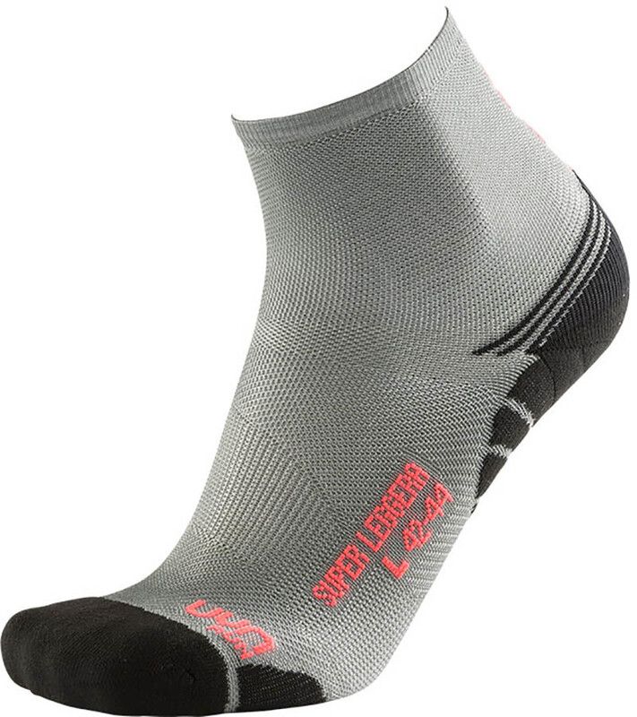 UYN Run Superleggera Sokken Dames - silver/coral fluo
