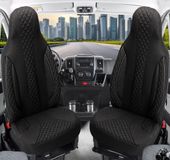 BREMER SITZBEZÜGE Autostoelhoezen voor Volvo XC60 BJ 2008-17 – Stoelhoezen voor bestuurder en passagier in Zwart