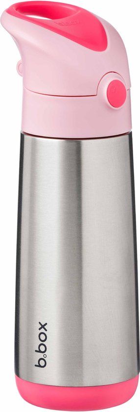 b.box Thermos-Drinkfles en Waterfles | Geïsoleerd, Dubbelwandig, Roestvrij Staal | Houdt Drankjes tot 15 Uur Koud en tot 8 Uur Warm | 500 ml