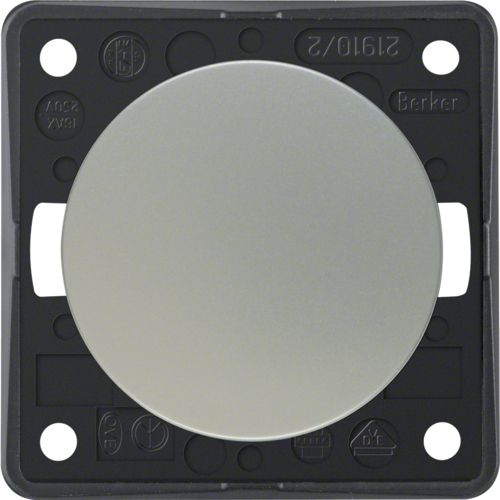 HAGER 936522568 Lichtschakelaar Aluminium IP44 5.55 x 5.55 x 2.5 cm