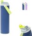 Kambukka Dupla Geïsoleerde Drinkfles 600 ml - 2-in-1 Waterfles - 100% Lekvrij - Electric Storm
