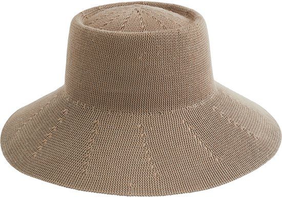 WE Fashion Dames hoed Taupe One size Polyester