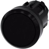 Siemens 3SU10000AA100AA0 3SU1000-0AA10-0AA0 Drukschakelaar Bedieningsknop vlak, Kunststof frontring Zwart 1 stuk(s)