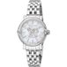 Roberto Cavalli by Franck Muller Dameshorloge analoog kwarts met roestvrijstalen armband RV1L231M0011, Antieke wit., modieus
