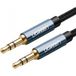 Ugreen câble audio AUX 3,5 mm minijack fiche coudée 2m bleu (AV112)
