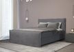 B&B Home Lit Boxspring Boro - Gris Clair - 180x200 Cm - Lit Avec Rangement - Lit Moderne - Matelas À Ressorts Bonnell