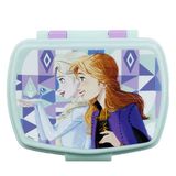 4579 Disney Frozen 4579 Sandwichmaker, rechthoekig, meerkleurig, herbruikbaar, BPA-vrij, binnenafmetingen 16,5 x 11,5 x 5,5 cm