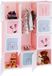 Merkloos Relaxdays Kinderkast - Steeksysteem - Speelgoedkast - 145 x 110 x 37,5 cm - Roze