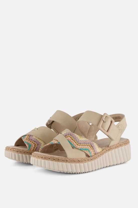 Rieker Sandalen H-Leest beige - Maat 36