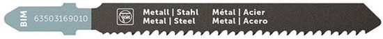 Fein 63503169010 Decoupeerzaagblad voor metaal BIM 63 T1.9/2.2 MS SC 5 stuk(s)