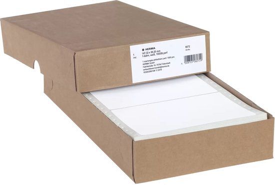 HERMA printeretiketten Computeretiketten eindloos 147.32x99.2 1banen 1000 St. Perf