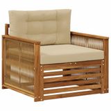 vidaXL Outdoor Sofa Naturel