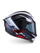 Alpinestars S-R7 A-Core Helm Schwarz Weiß Rot Glänzend, Größe: XL