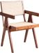 Beliani WESTBROOK - Eetkamerstoel - Bruin - Rubberhout