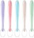 Ibenzoa® Souple Cuillères pour Bébé Set – 5 Pièces Silicone Sans BPA