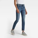 G-Star Lhana Skinny Wmn Jeans Dames 26/28 Katoen Elastomulti-ester Elastaan Faded Cascade