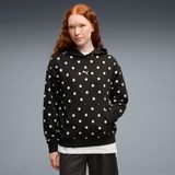 PUMA Relaxed hoodie met stippen voor Dames, Zwart, Maat XL
