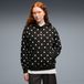 PUMA Relaxed hoodie met stippen voor Dames, Zwart, Maat XL