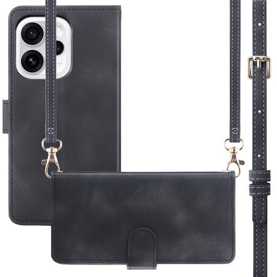 imoshion Bookcase met koord voor de Oppo Reno15 F (5G) - Zwart