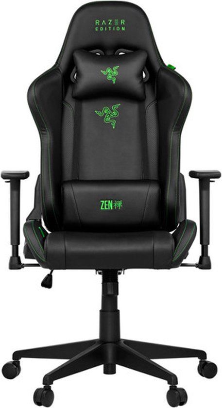 Razer TAROK ULTIMATE Gaming leunstoel Gecapitonneerde zitting Zwart, Groen