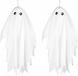 Boland Bv Set van 2x stuks hangende horror decoratie spook 48 cm met beweging en geluid - Halloween poppen