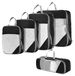 Set van 5 Sacs de compression pliables pour le voyage