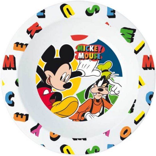 4KidsOnly Disney Bord Mickey Mouse Junior 16 X 4 Cm Wit