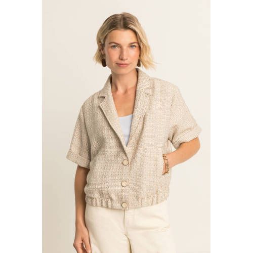 Expresso gebreid jasje ecru
