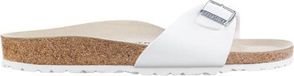 Birkenstock Madrid Pantoufles Femmes Imitation cuir Blanc Taille 42