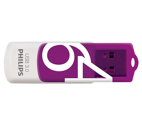 Philips VIVID FM64FD00B USB 3.0 - 64GB - Paars