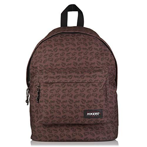 HIKERS Laptoprugzak 14 – motief vos – tienerrugzak, pc, zeer modieus en robuust, ideaal voor reizen, sport, college, school, jongeren, studenten, heren, dames, meisjes en jongens.