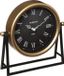 Atmosphera Tafelklok Roma - Goud/Zwart - H26 cm - Dia 21 cm