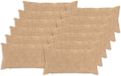 vidaXL Housse de coussin crème 40 x 80 cm (12 pièces)