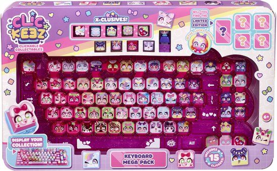 Goliath Clickeez Keyboard Mega Pack - Fidget - Toetsenbord - Anti Stress - Speelgoed