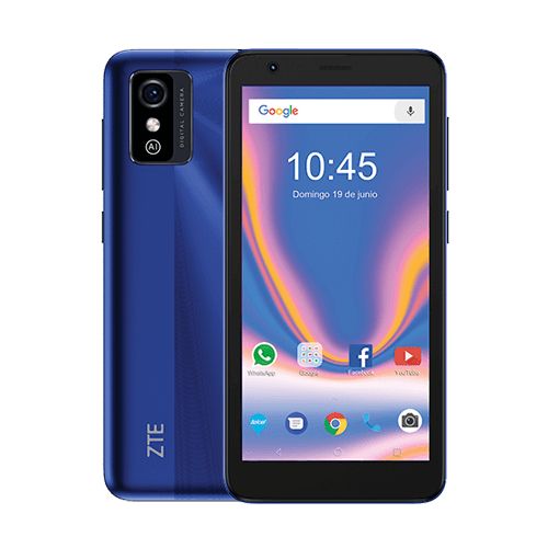 ZTE Blade L9 5" Dual SIM Android 11 Go Edition 4G Smartphone - Blue